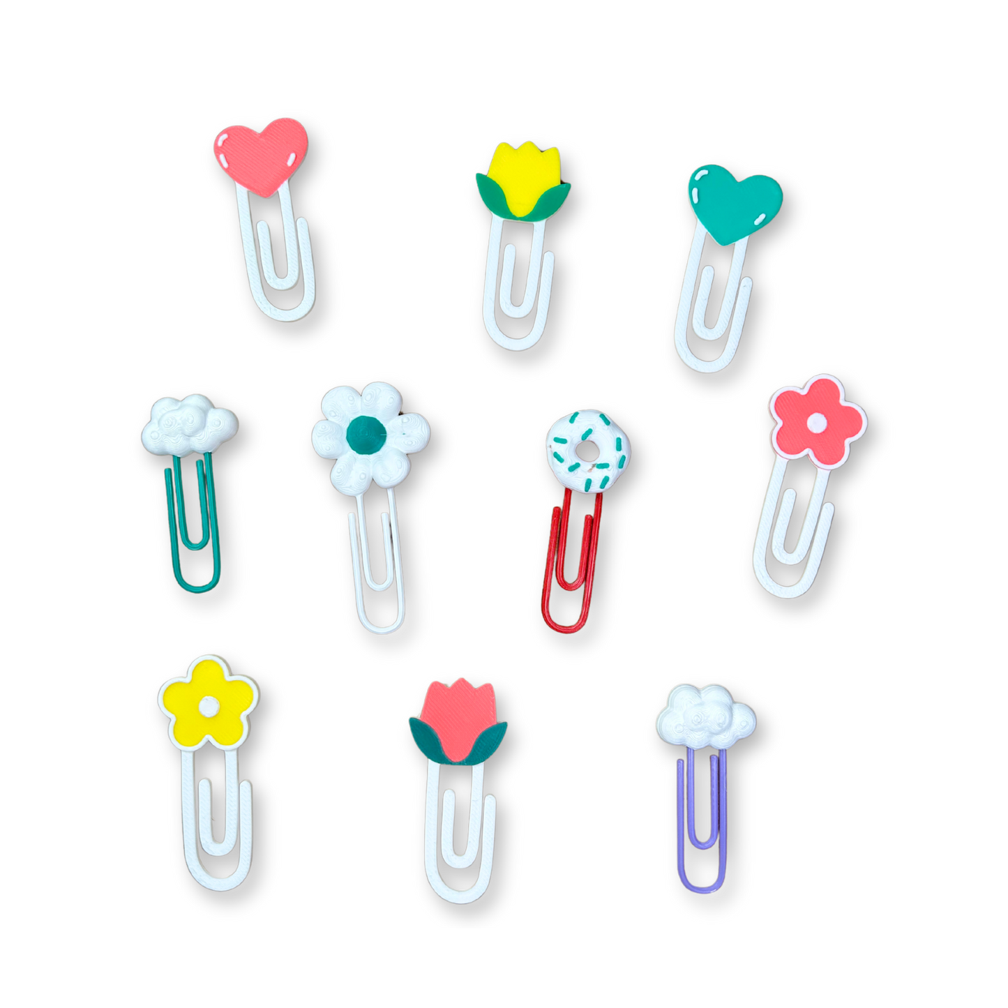 Paperclips 5er Set 3D gedruckt