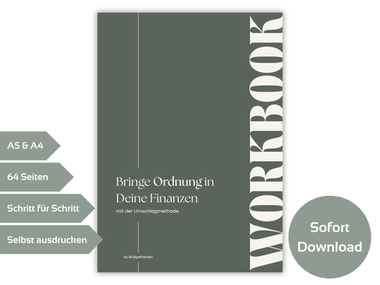 Workbook Umschlagmethode zum Ausdrucken