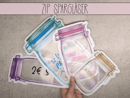 Zip Spargläser - Budgethelden