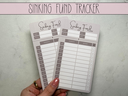 Sinking Fund Tracker Hochformat