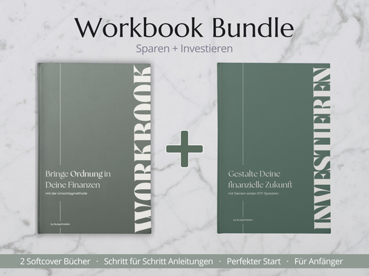 A5 Workbook Bundle: Sparen + Investieren