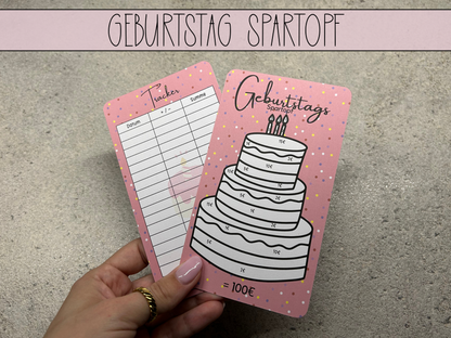 Geburtstag Spartopf