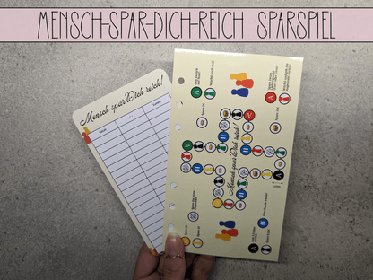 Mensch Spar Dich Reich Sparspiel - Budgethelden