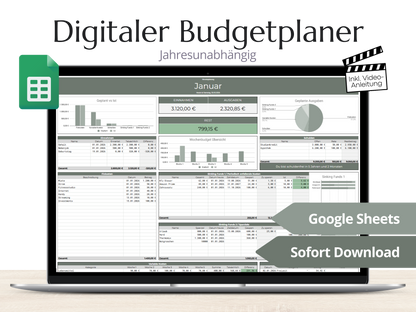 Digitaler Budgetplaner