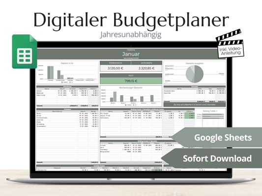 Digitaler Budgetplaner