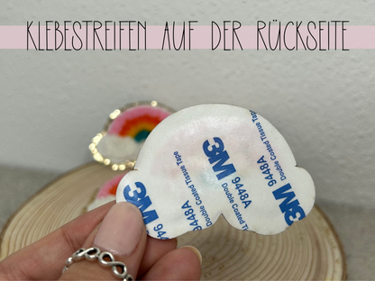Glitzer Patches Regenbogen