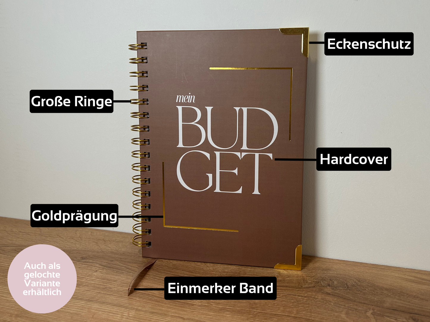 NEU Premium Jahresplaner A5 Gebunden