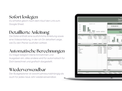 Digitaler Budgetplaner