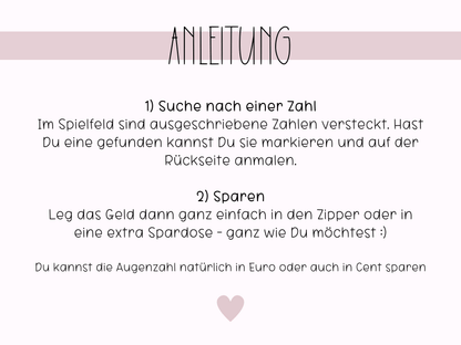 Geldsuche Sparspiel - Budgethelden