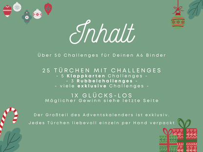 Challenge Adventskalender 2026 Vorbestellung