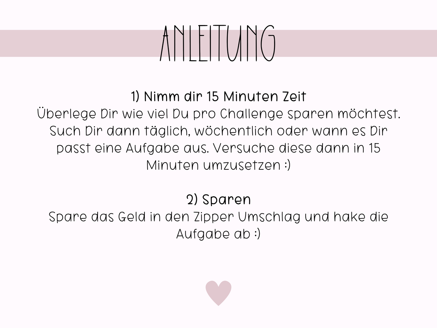 15 Minuten Haushaltssparen