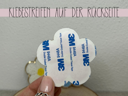 Glitzer Patches Blume
