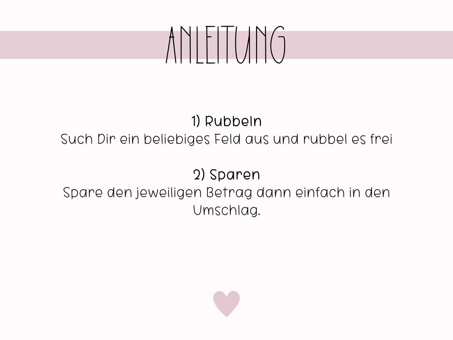 Natur Rubbeln
