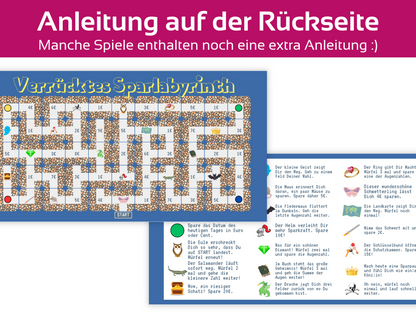 12 Sparspiele Set