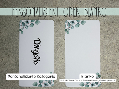 A6 Deckblätter Eukalyptus