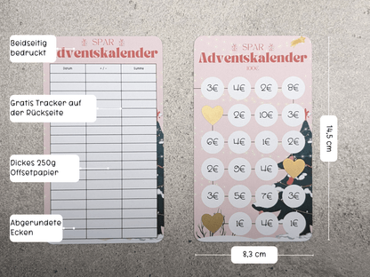 Adventskalender Rubbelchallenge - Budgethelden
