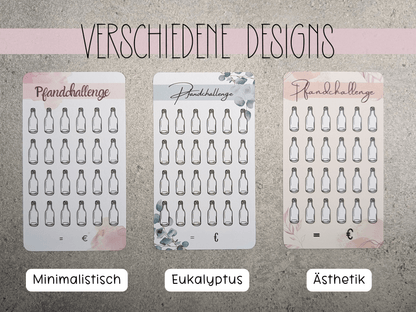 Pfand Sparen Challenge - Budgethelden