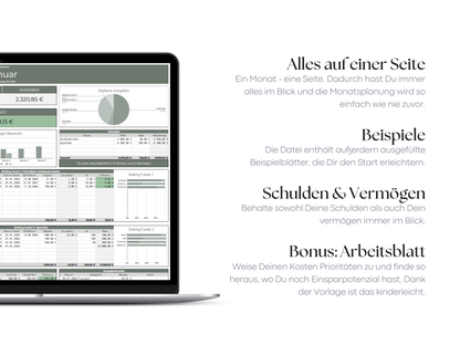 Digitaler Budgetplaner