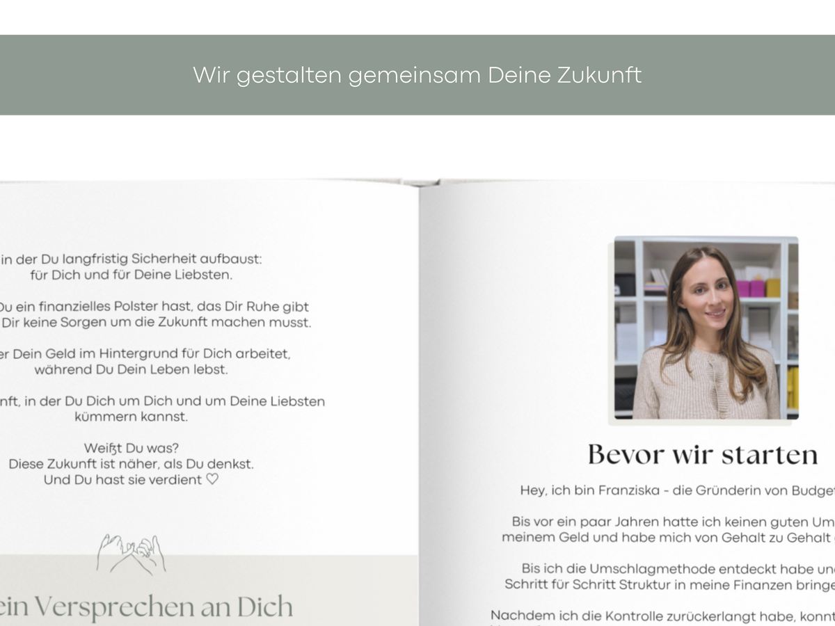 Digitales Workbook Investieren fürs Tablet