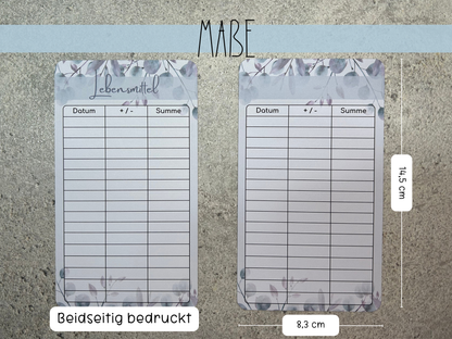 A6 Tracker / Budget Sheets Relax
