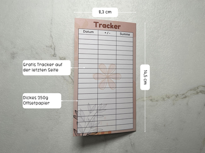 1000€ Sparplan Klappkarte