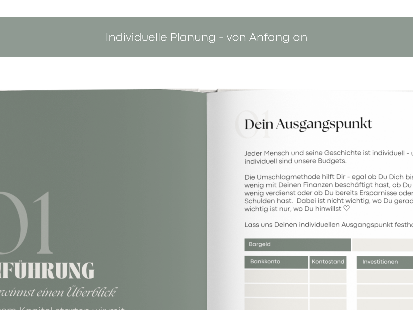 Digitales Workbook Umschlagmethode fürs Tablet