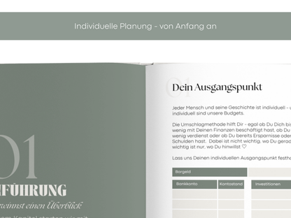 Digitales Workbook Umschlagmethode fürs Tablet