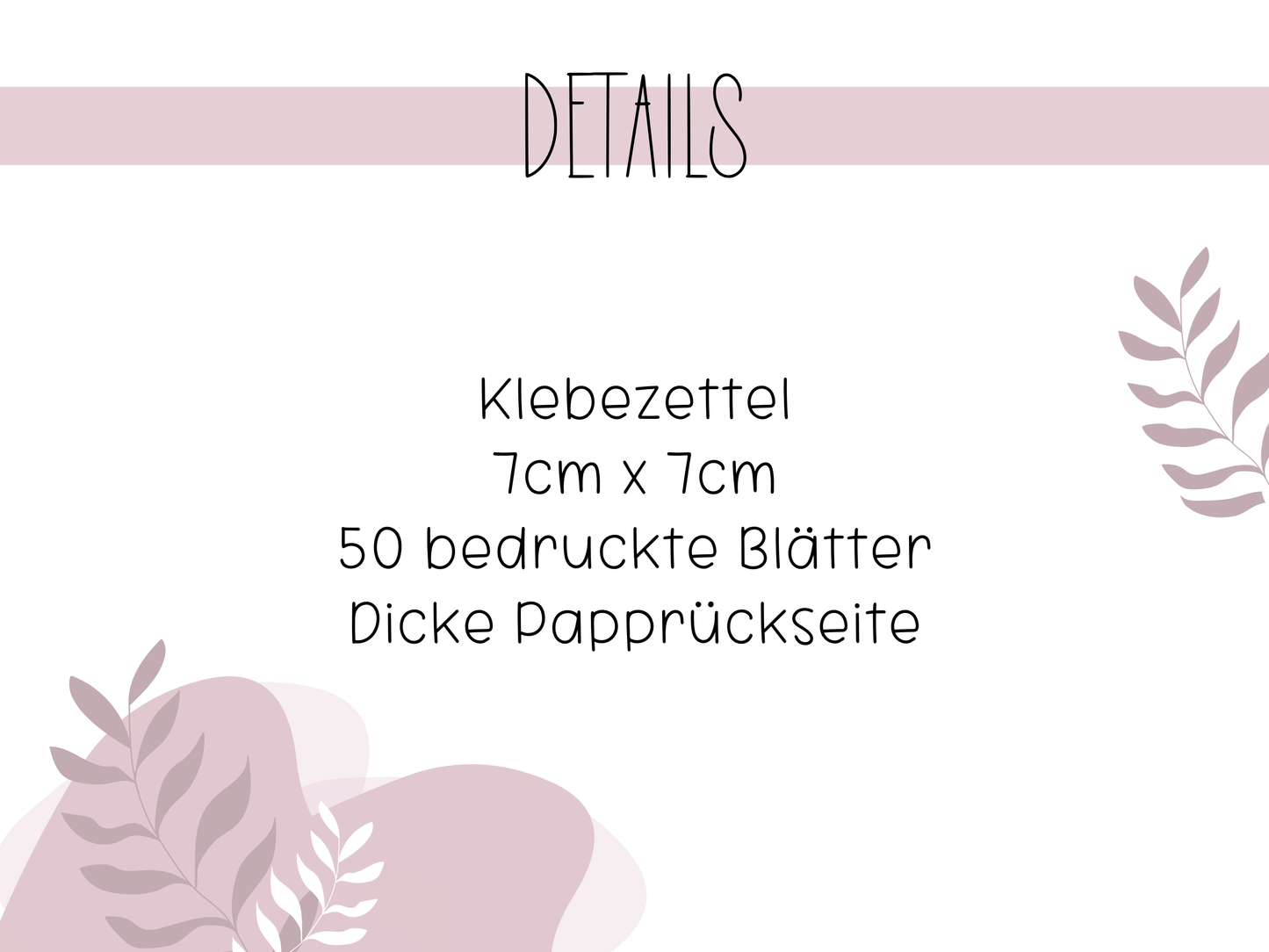 Reminder Klebezettel Block