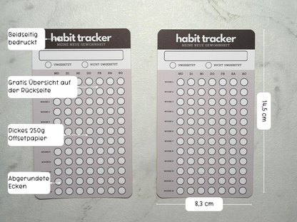 Habit Tracker Gewohnheiten