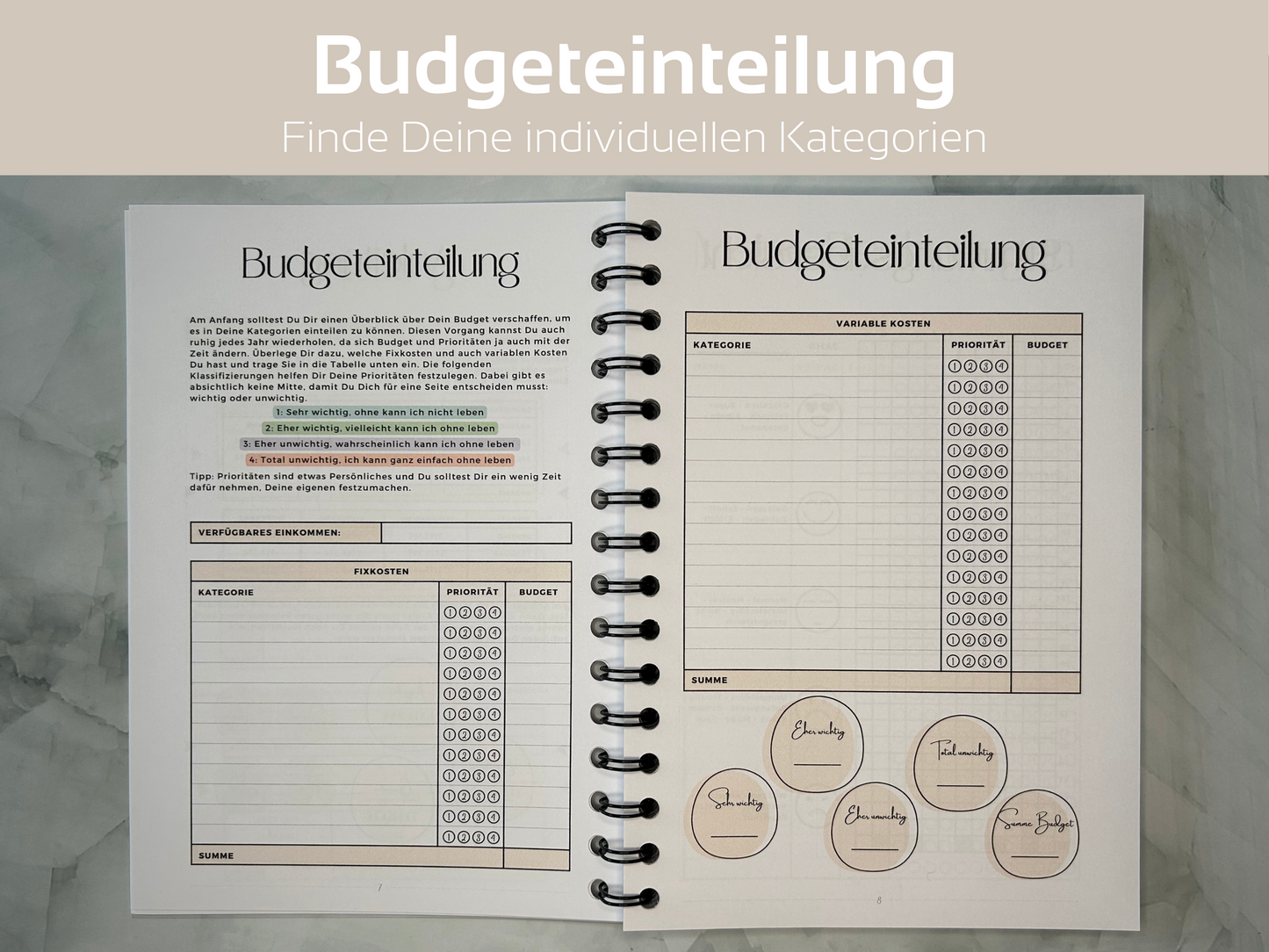 Budget Jahresplaner A5