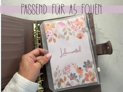 A5 Deckblätter Flower