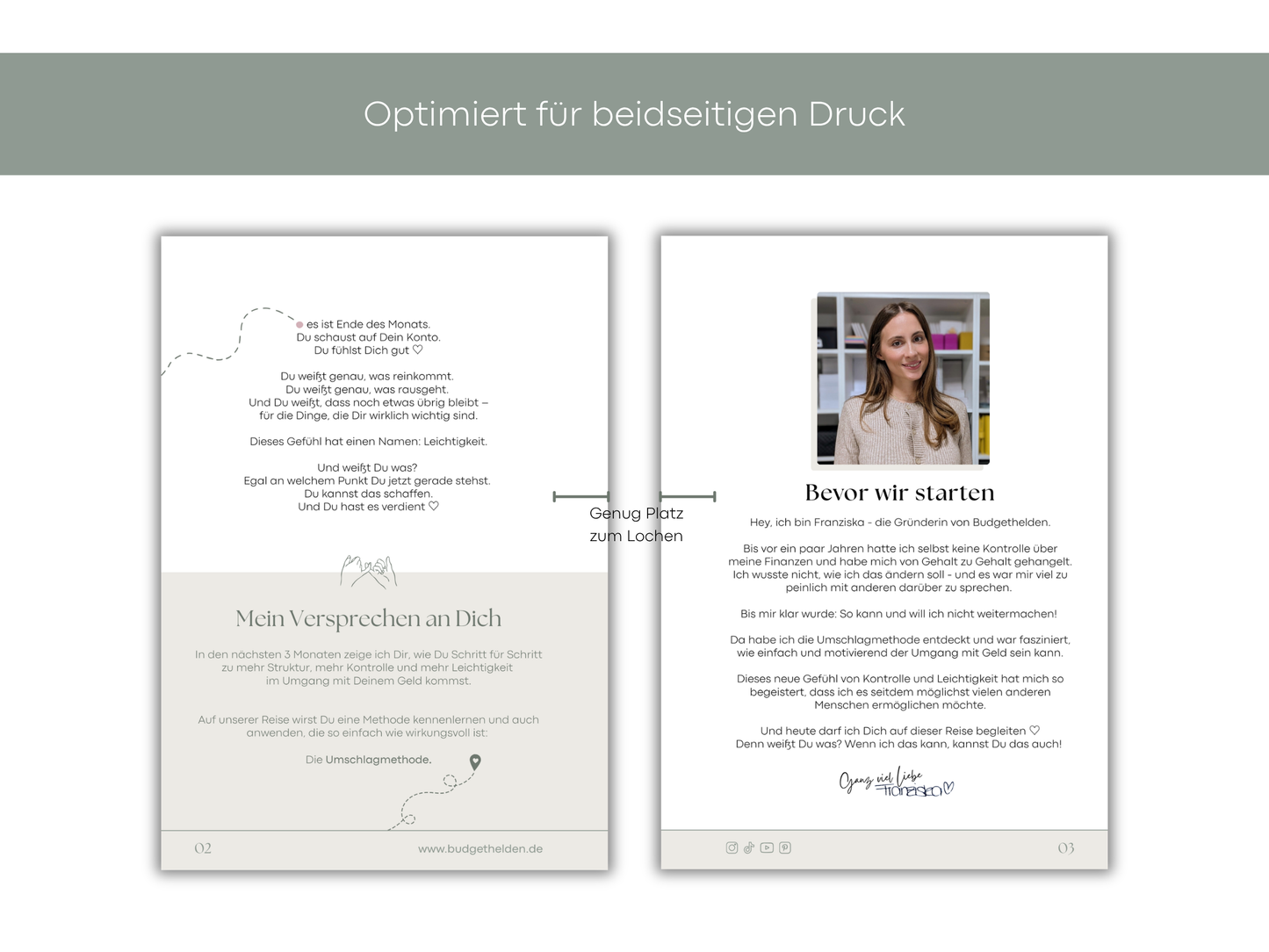 Workbook Umschlagmethode zum Ausdrucken