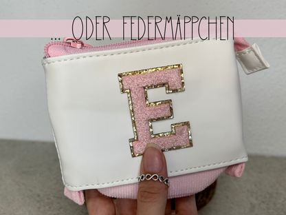 Glitzer Patches Rosa