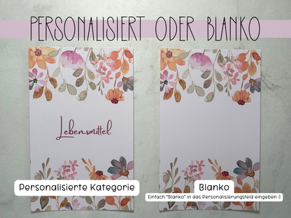 A5 Deckblätter Flower