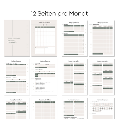 A5 Deluxe Binder Budgetplaner Set