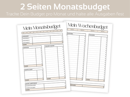 XXL A5 + A4 Einlagen Budget Bundle - Budgethelden