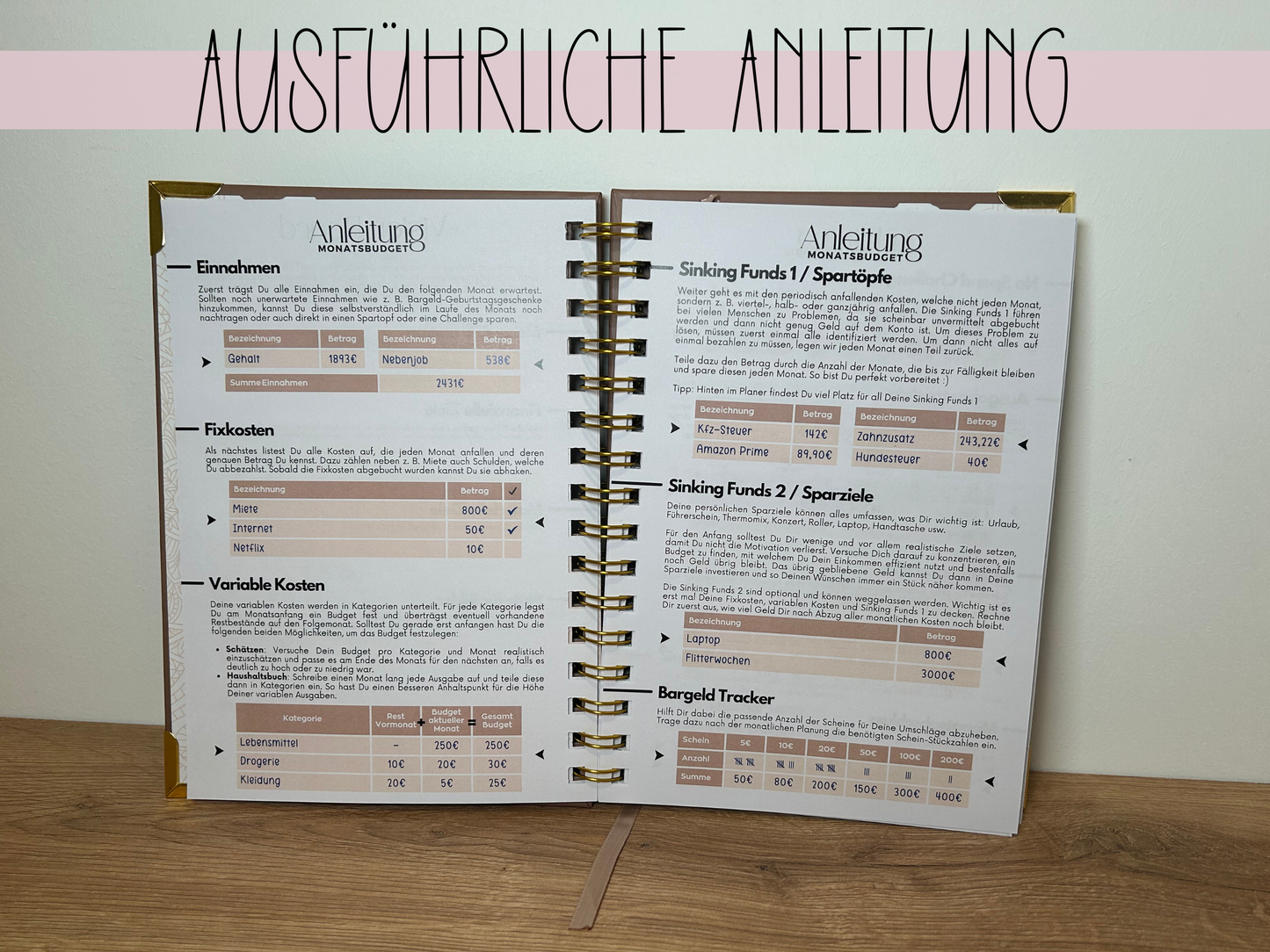 NEU Premium Jahresplaner A5 Gebunden