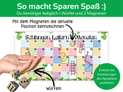 Schlangen, Leitern & Moneten - Budgethelden