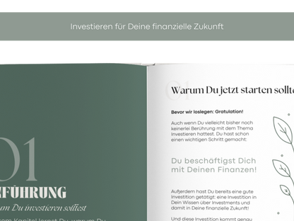 Digitales Workbook Investieren fürs Tablet