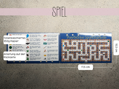 Das verrückte Sparlabyrinth Sparspiel