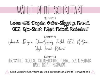 A7 Deckblätter Minimalistisch