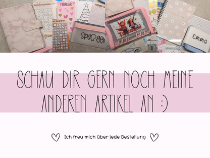A7 Tracker / Budget Sheets Minimalistisch