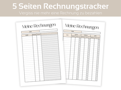 XXL A5 + A4 Einlagen Budget Bundle - Budgethelden