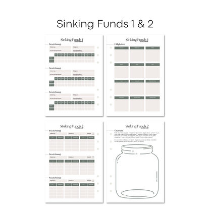 A5 Deluxe Binder Budgetplaner Set