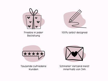 Glitzer Patches Schwarz