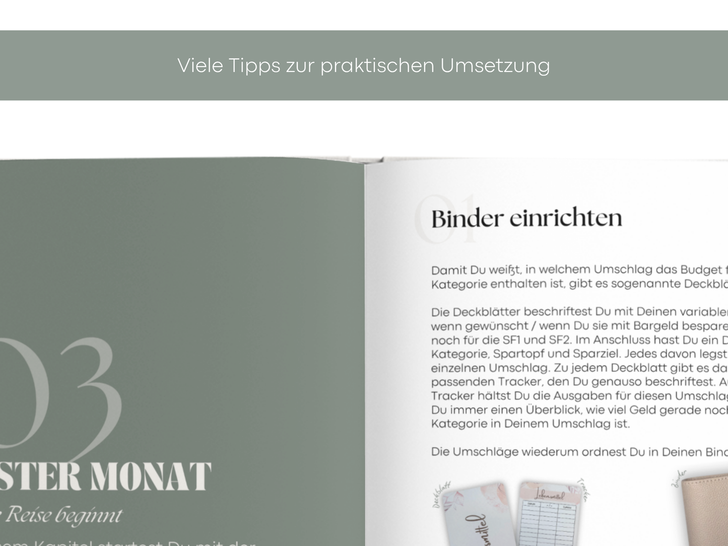 Digitales Workbook Umschlagmethode fürs Tablet