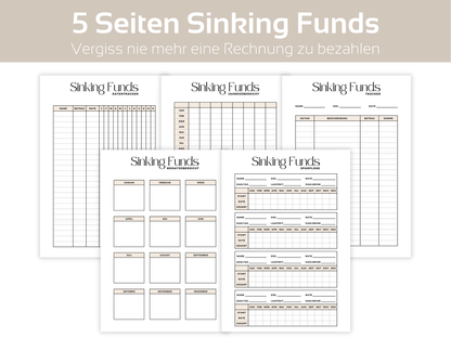 XXL A5 + A4 Einlagen Budget Bundle - Budgethelden