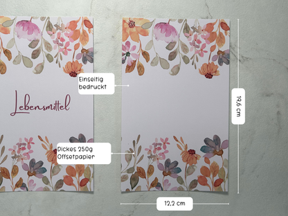 A5 Deckblätter Flower