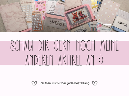 A6 Tracker / Budget Sheets Minimalistisch