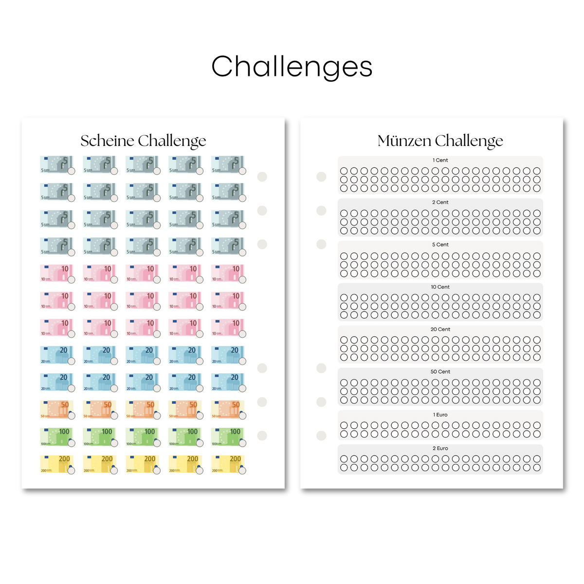 A5 Deluxe Binder Budgetplaner Set